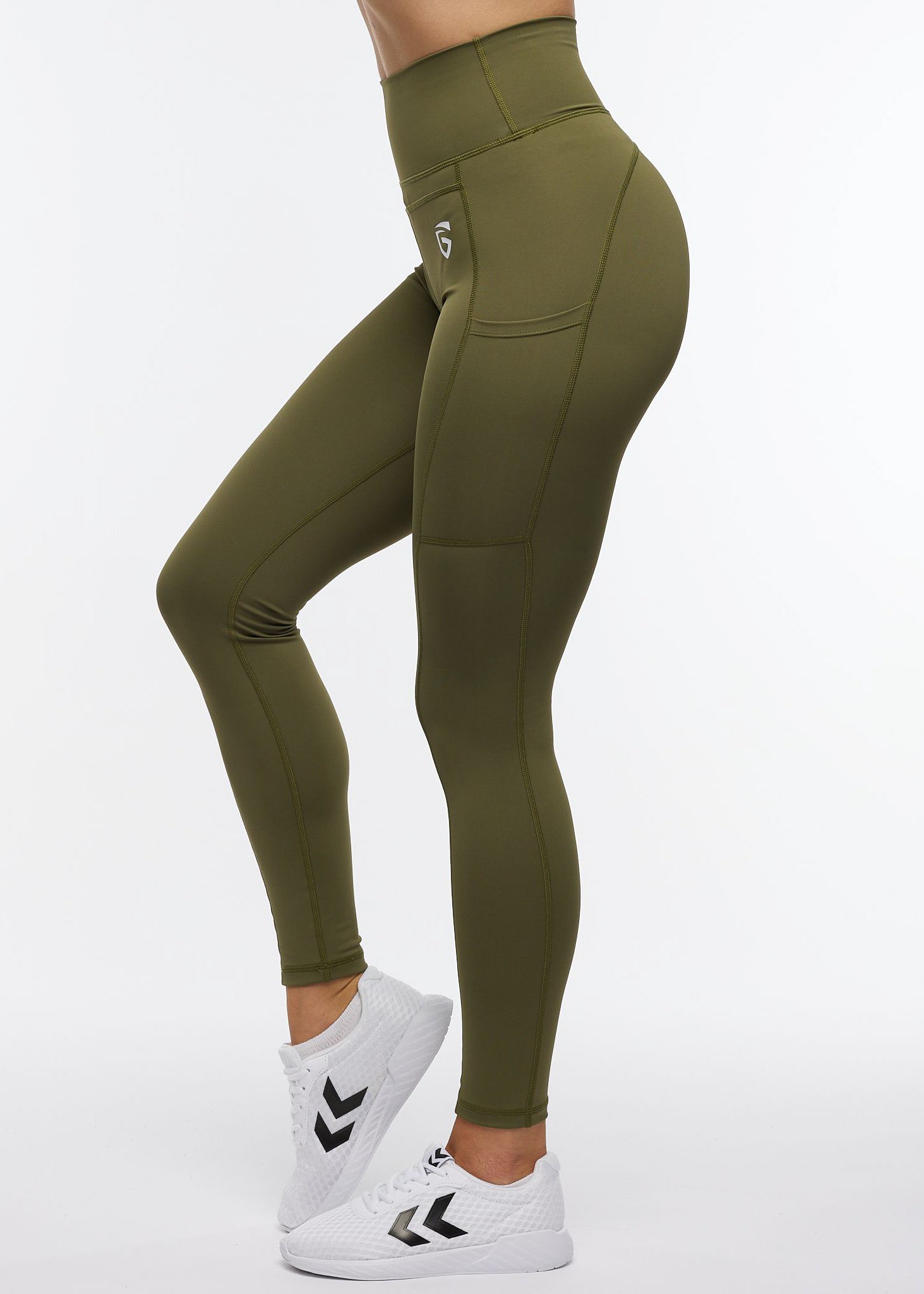 Future Pocket Tights - green - for kvinde - GYMONE - Tights