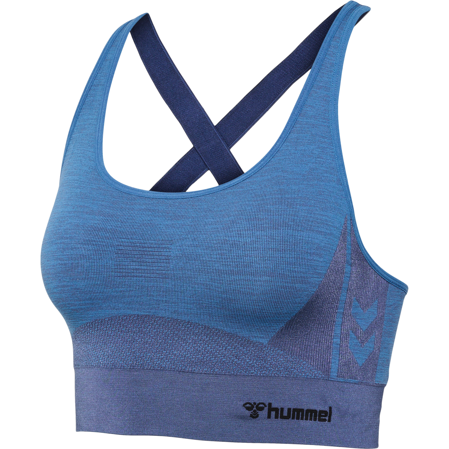 Clea Seamless Sports Top - Insignia Blue - for kvinde - HUMMEL - Toppe
